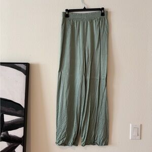 Light Sage Wide Lounge Pants
